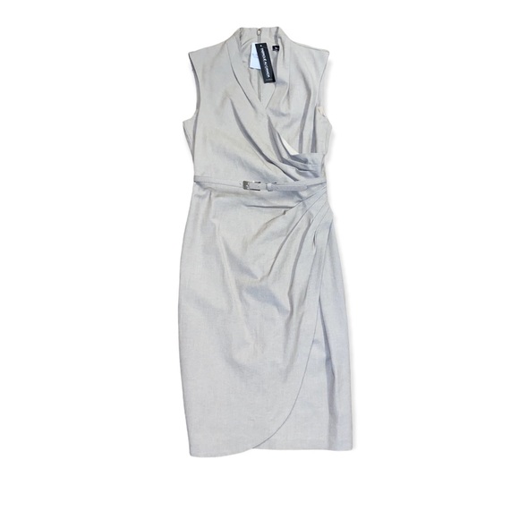 Le chateau NWT classy dress with belt - Picture 2 of 5